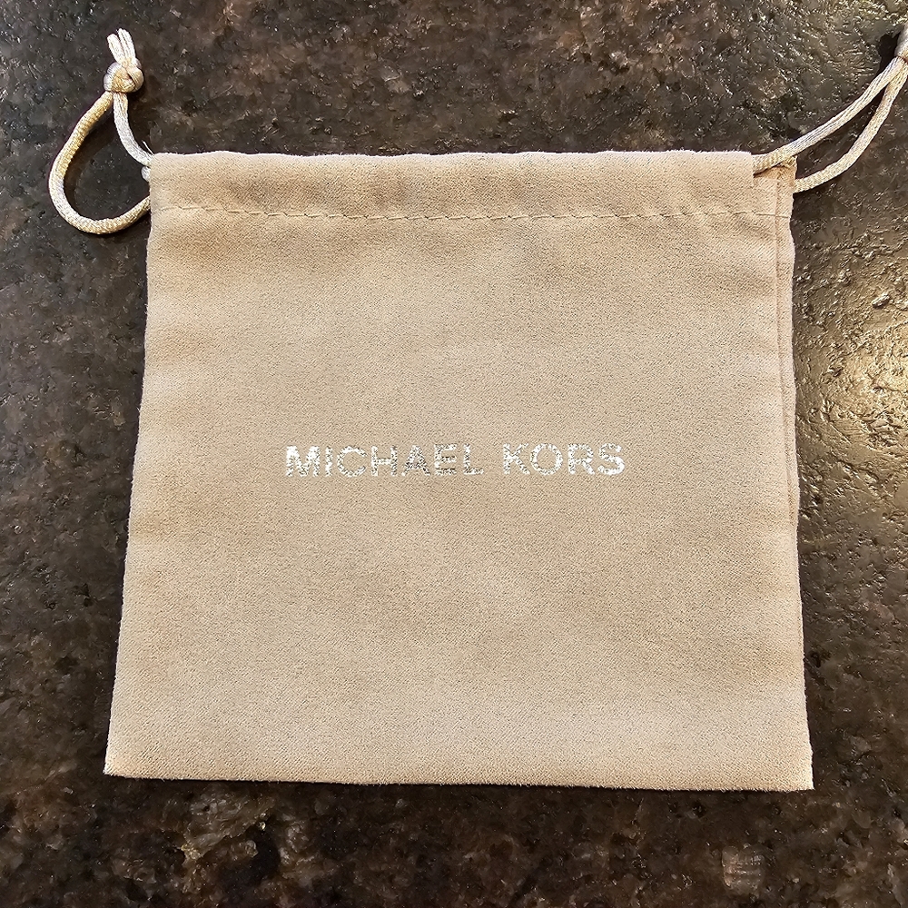 5 designer drawstring jewelry dustbags (Kate Spade, Michael Kors and Brighton) - Picture 6 of 10